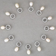 Boucles d'Oreilles Vierge Boucles d'Oreilles Vierge Perles Nacre Esprit-Astrologie 