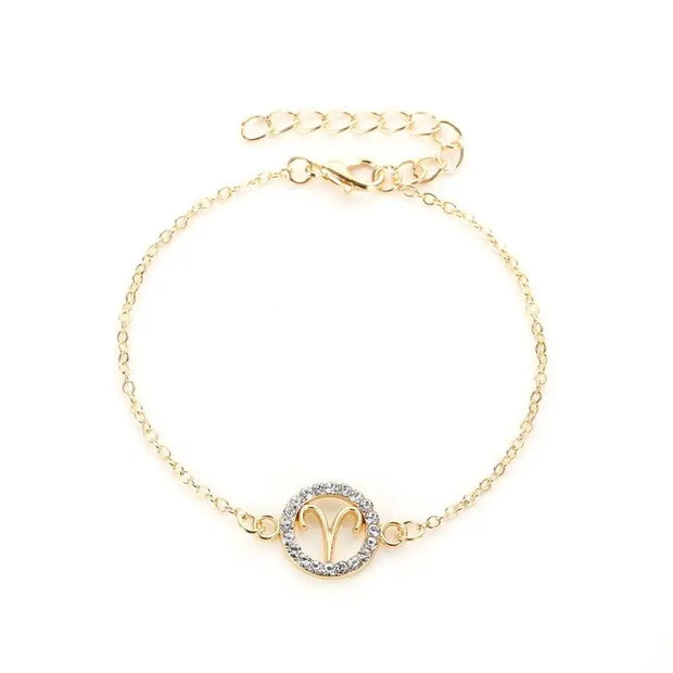 Bracelet Bélier Bracelet Bélier Diamant Or Esprit-Astrologie 