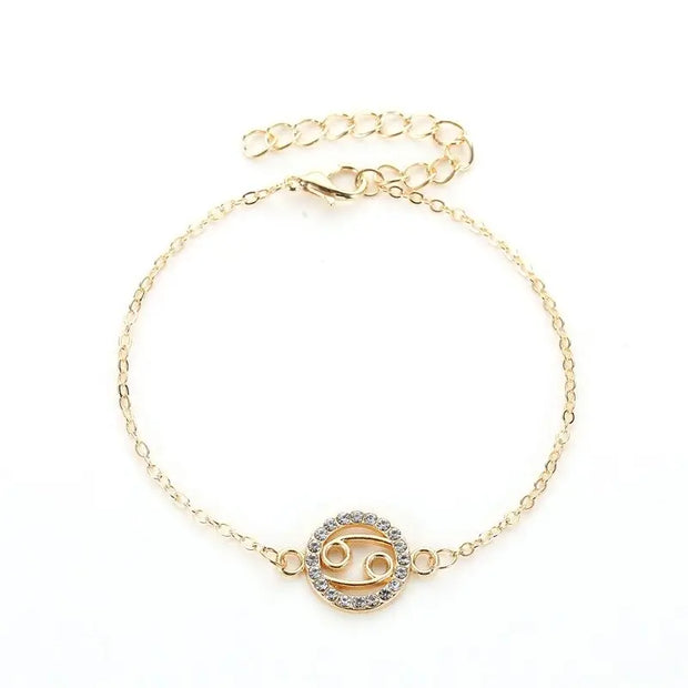 Bracelet Cancer Bracelet Cancer Diamant Or Esprit-Astrologie 