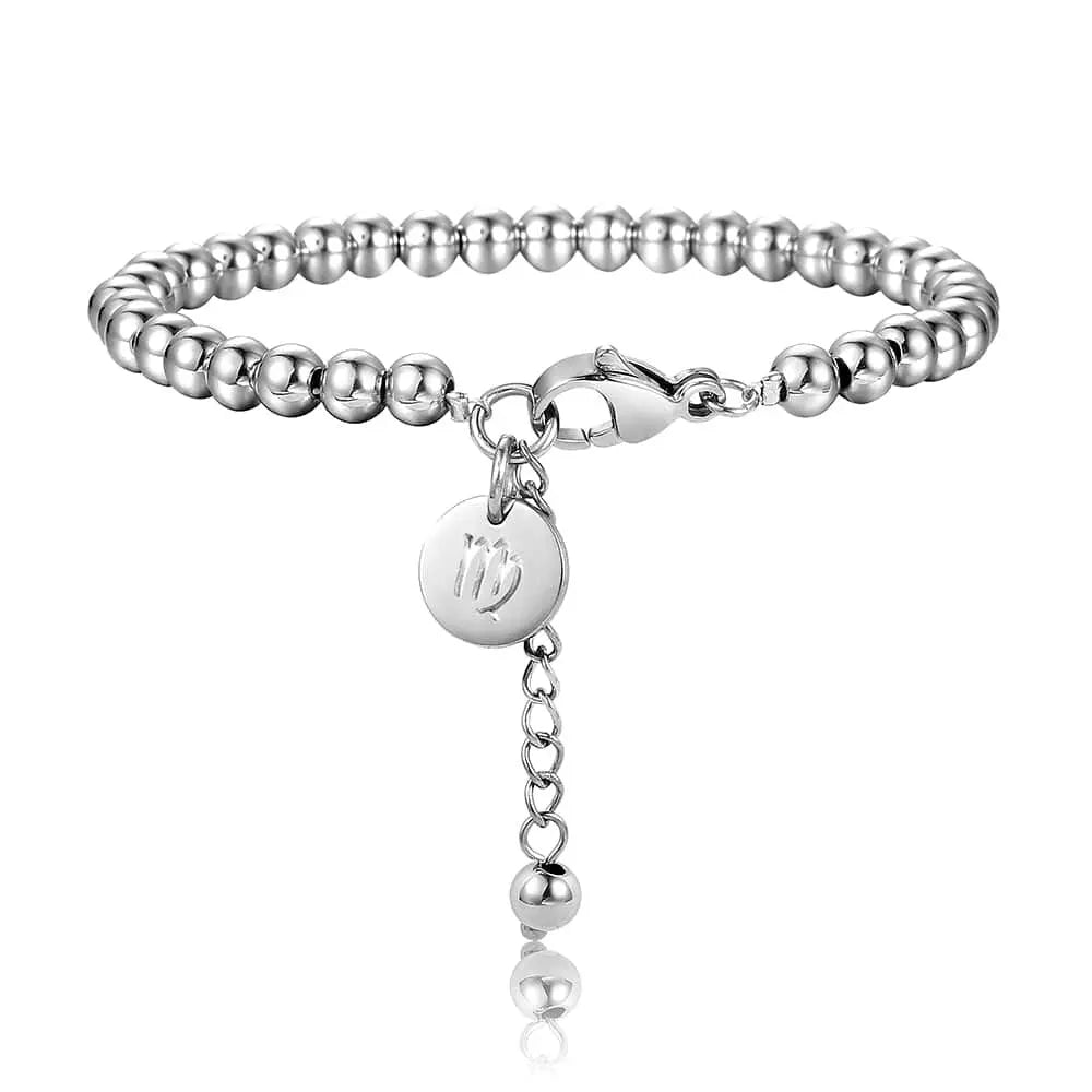 Bracelet Vierge Bracelet Vierge Perles Argent Esprit-Astrologie 
